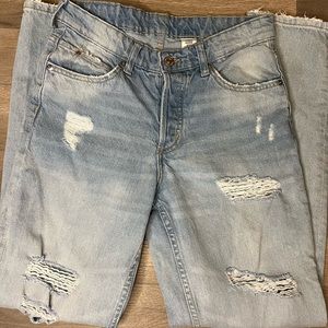 H&M Low Waist Boyfriend Jeans